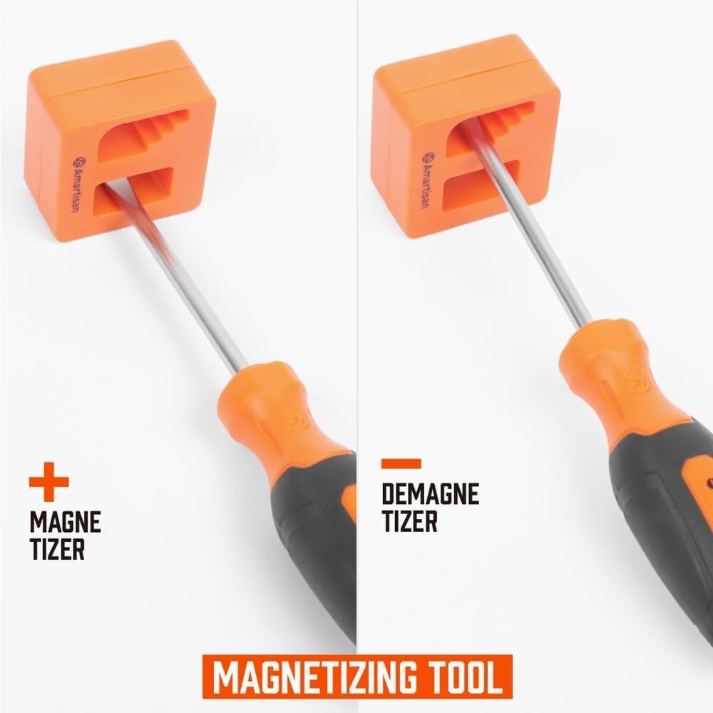 Magnetic Screwdrivers Set Plastic Racking DIY Tools Set Tools for Men 175 piece