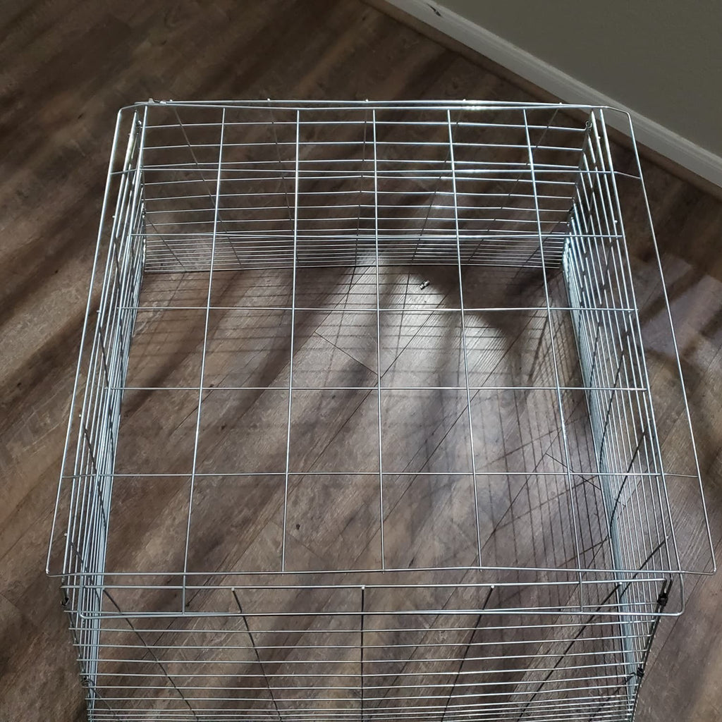 Chicken Cage fully Collapsible 40 x 40 x 30 raise poultry Galvanized safe poultr