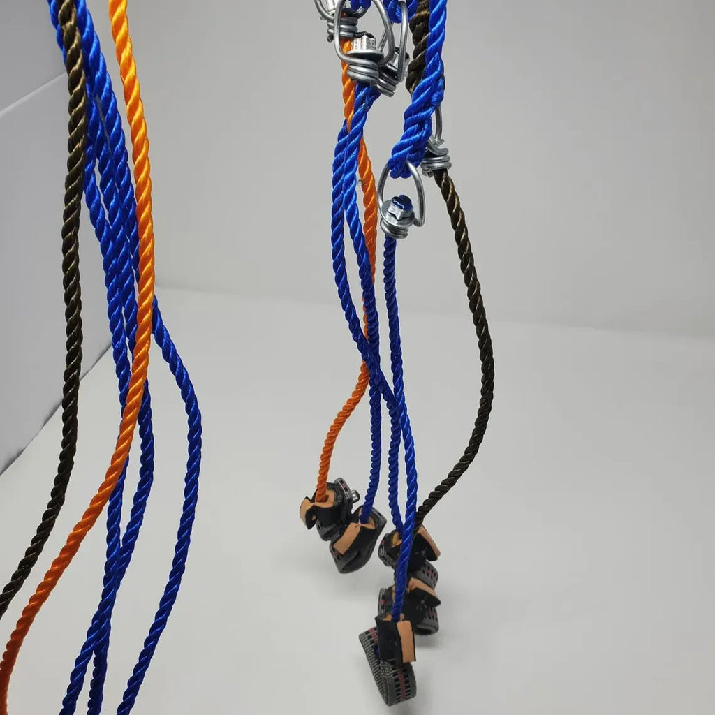 5 Tie Cords Calzas Poultry Botanas Chicken Gallos #12 (6mm x 7ft) Secure Clamp