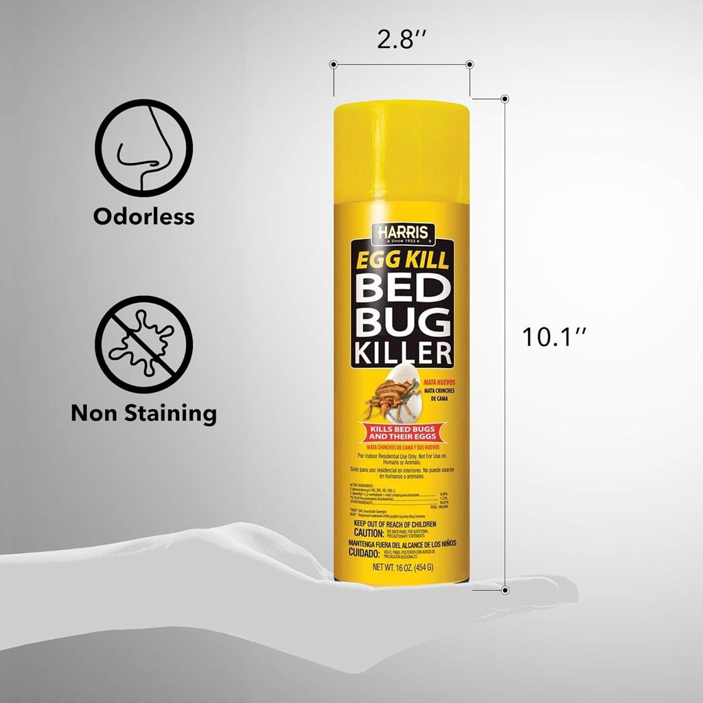 Bed Bug Egg Killer Aerosol Spray Indoor Treatment 16 oz 3 Pack
