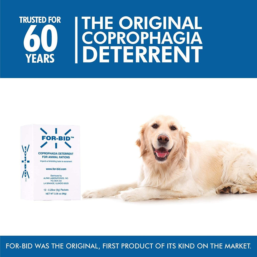 Stool Eating & Coprophagia Deterrent Dog & Cat Food Powder Additive to Prevent D