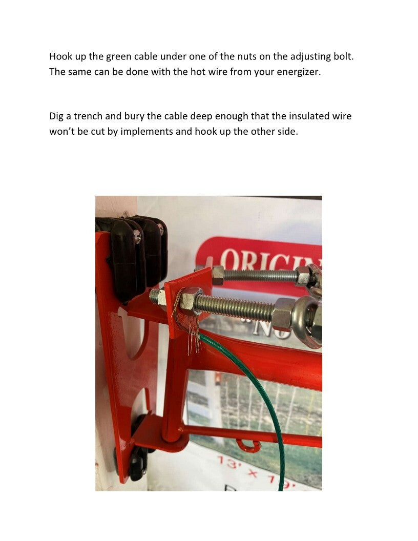 Drive-Thru Electric Gate for Livestock Holding No more opening and closing