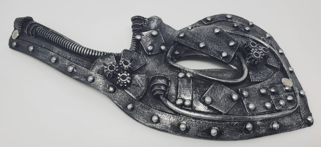 Halloween Mechanical Phantom Steampunk Masquerade Mask Gears Hardware