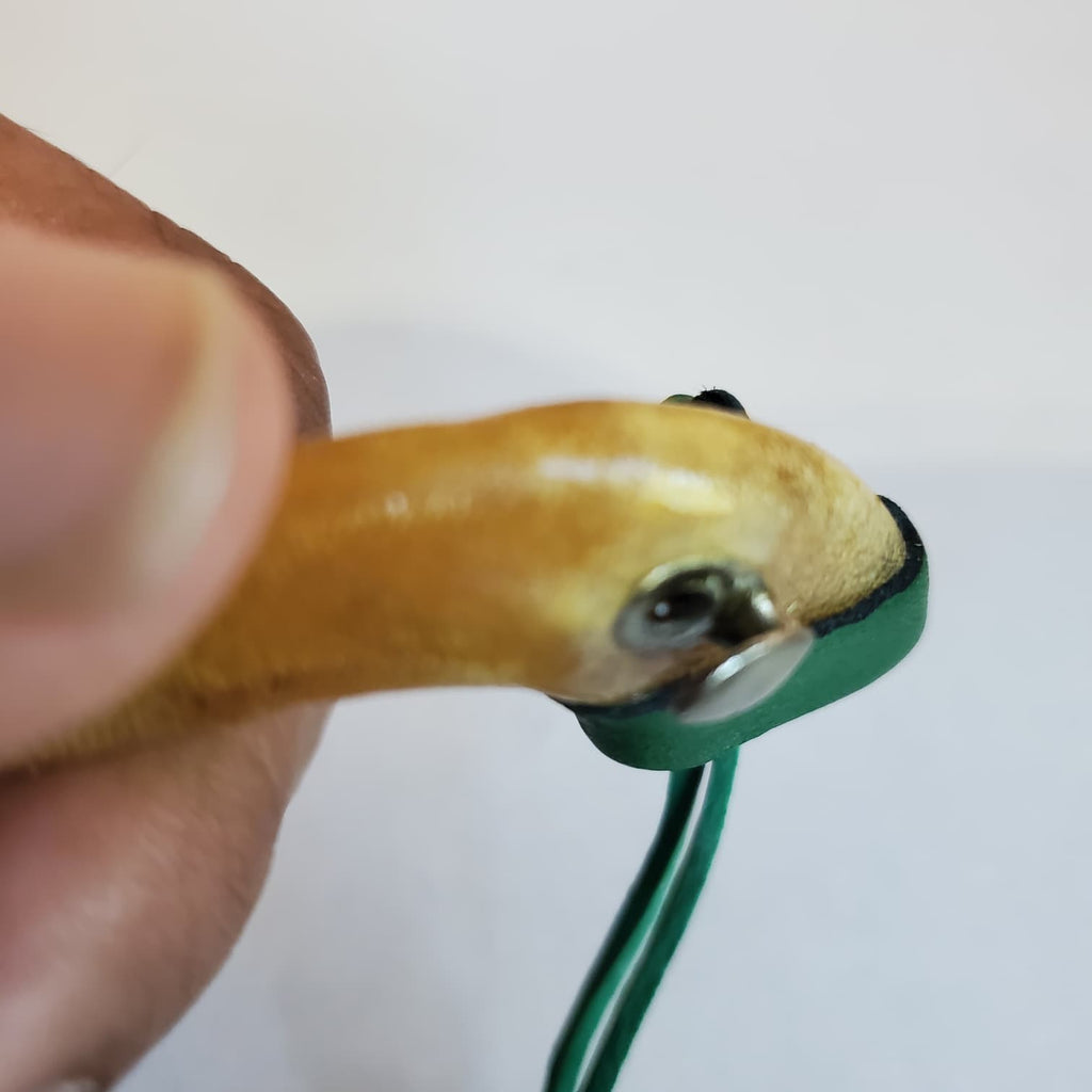 short cover rawhide  rubber band fastener  Mexican-style