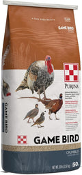 Game Bird Maintenance Crumble Feed | 50 Pound (50 LB) Bag Millet, optimum levels