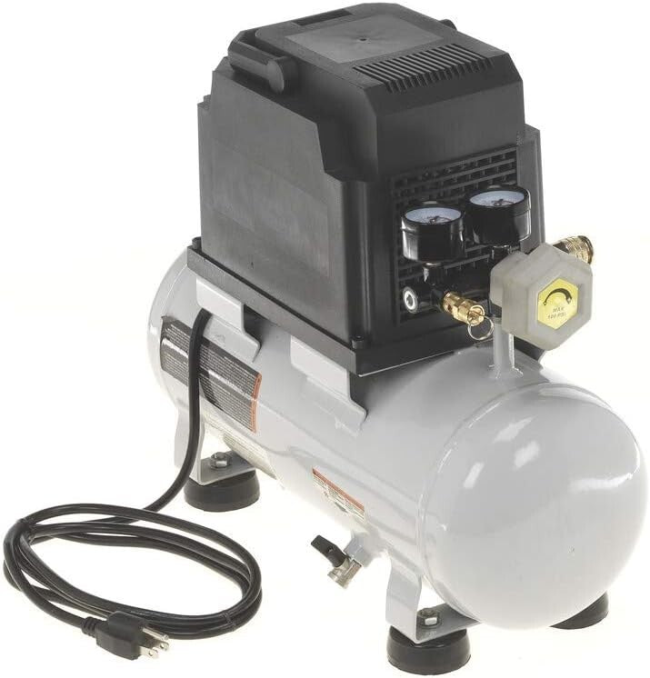 New 1/3 HP 2 Gallon Oil-Free Hotdog Air Compressor
