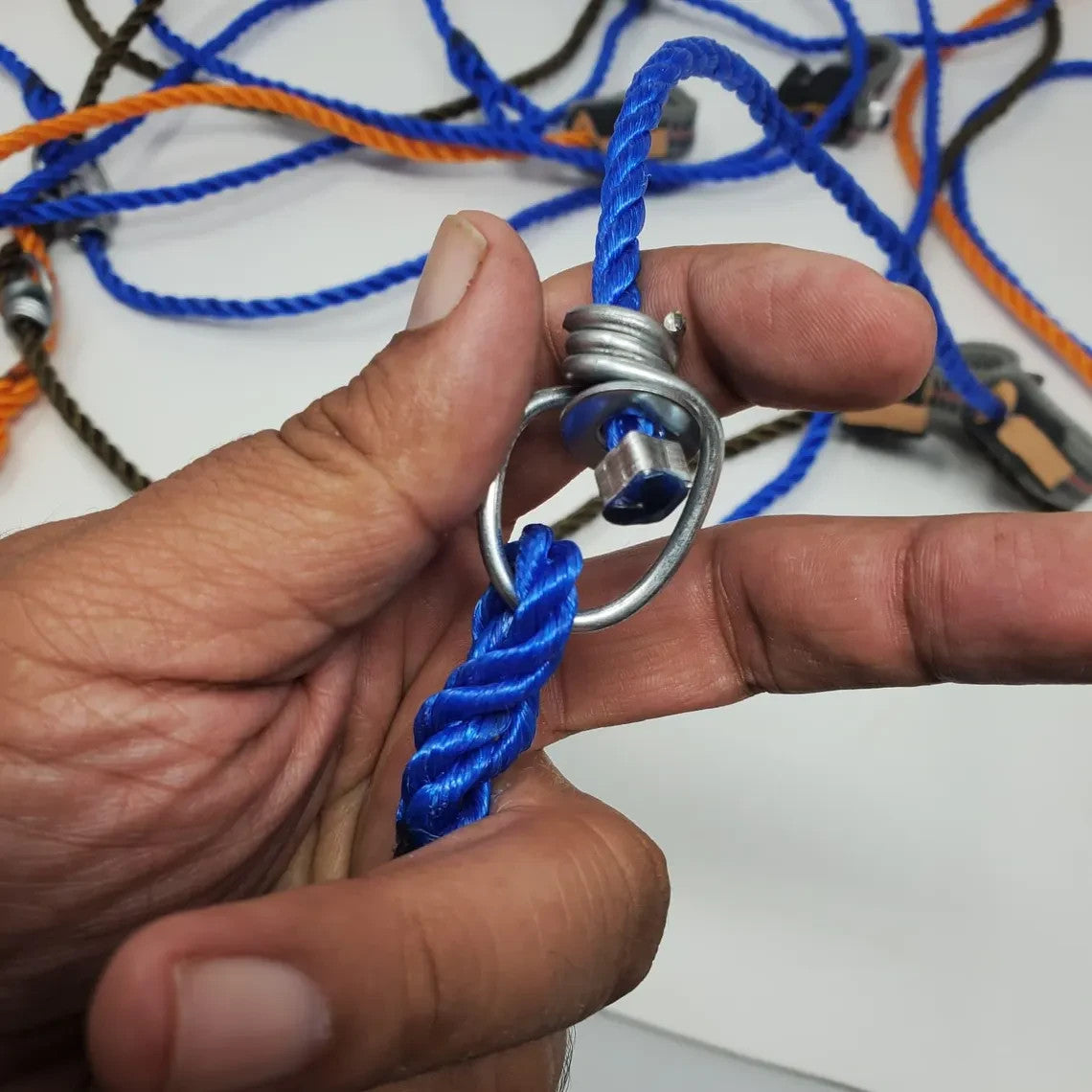 5 Tie Cords Calzas Poultry Botanas Chicken Gallos #12 (6mm x 7ft) Secure Clamp