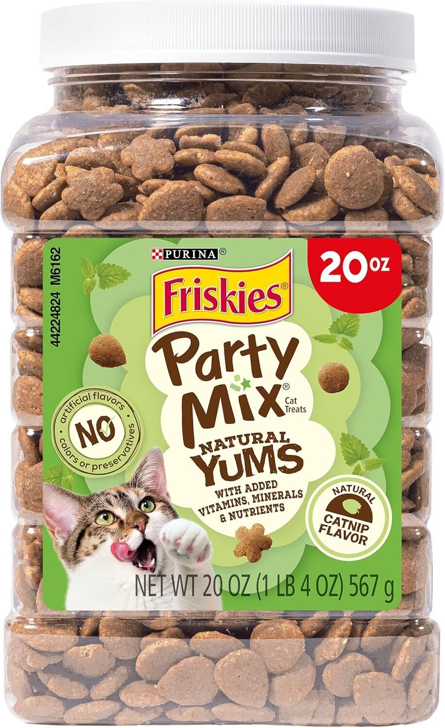 friskies Facilities Natural Cat Treats, Party Mix Natural Yums Catn  Made in USA