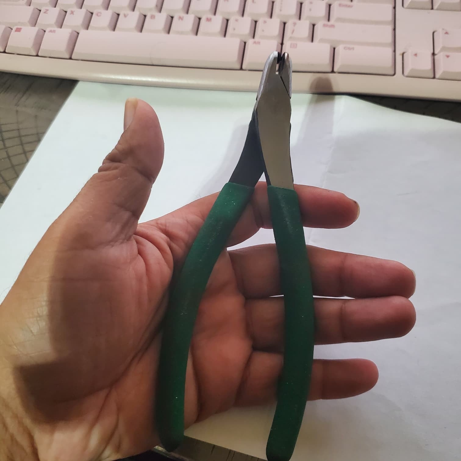 Zip Wing Band Pliers #890S GALLO ROOSTER Green Handle Durable