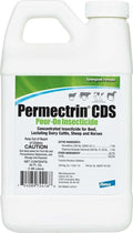 Pour-On Livestock Formula for Cattle Sheep Horses Farm Insecticide 1/2 Gallon