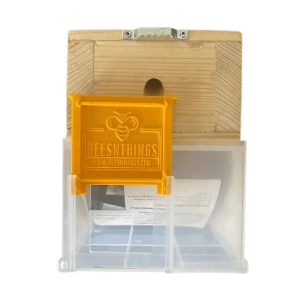 Carpenter Bee Trap attached or affixed Mimics  natural nest Low maintenance