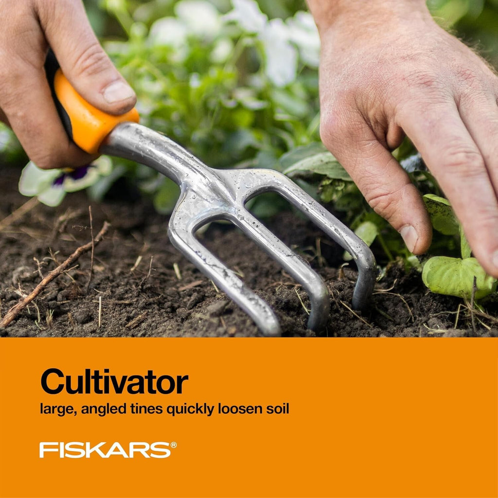 Gardening Tool Set 3 Pack Includes Rust Resistant Trowel Transplanter and Cul