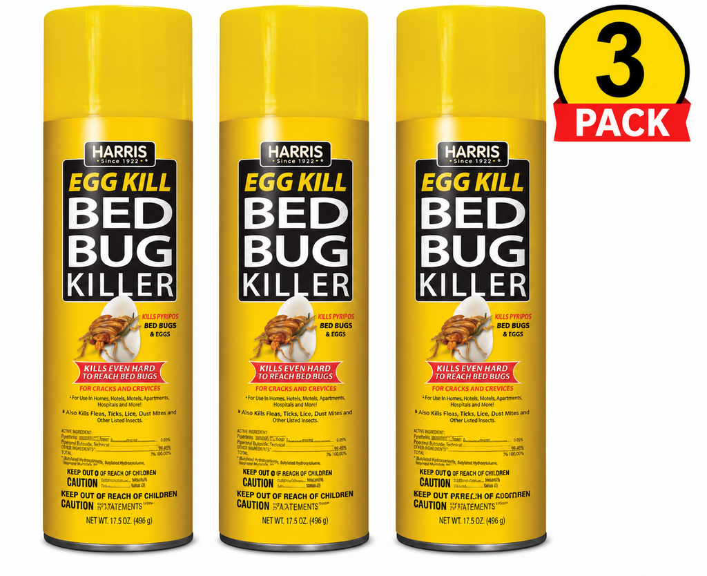 Bed Bug Egg Killer Aerosol Spray Indoor Treatment 16 oz 3 Pack