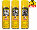 Bed Bug Egg Killer Aerosol Spray Indoor Treatment 16 oz 3 Pack