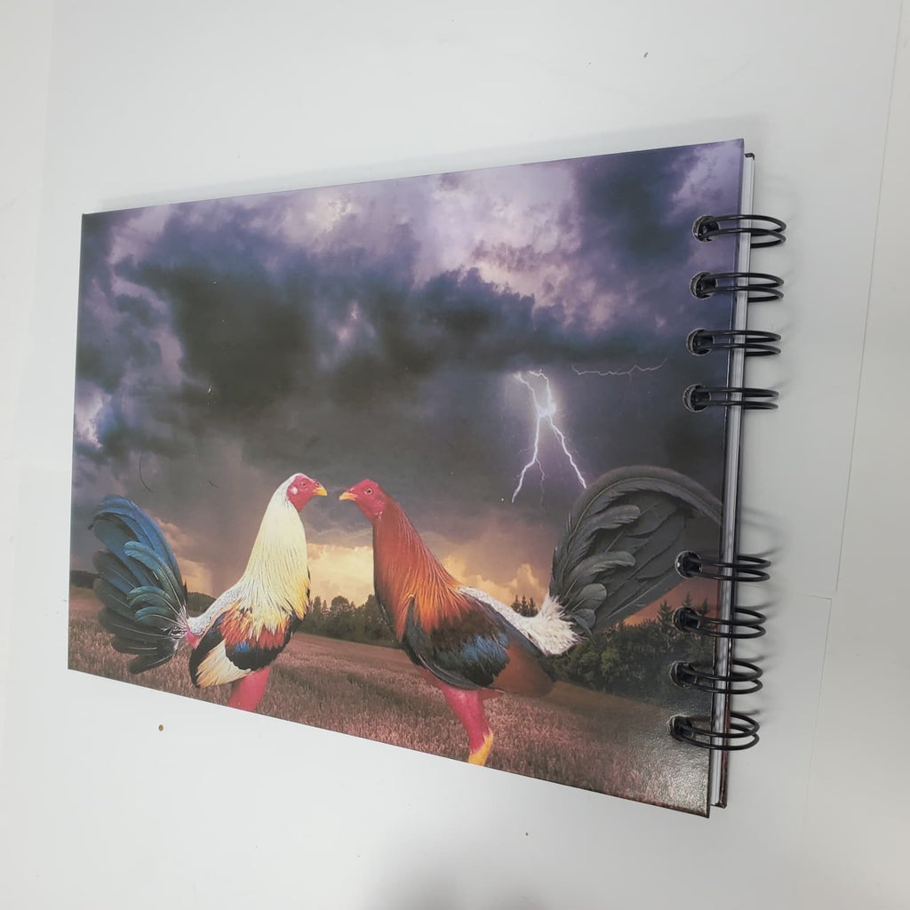 Spanish rooster Breeding Record Book Spiral Bound Poultry Log Chicken Register