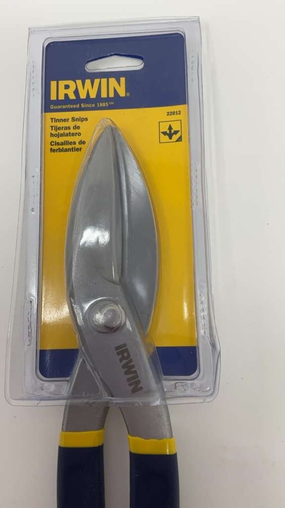 Stainless Steel Scissors  Snips Tinner 10" Straight poultry users