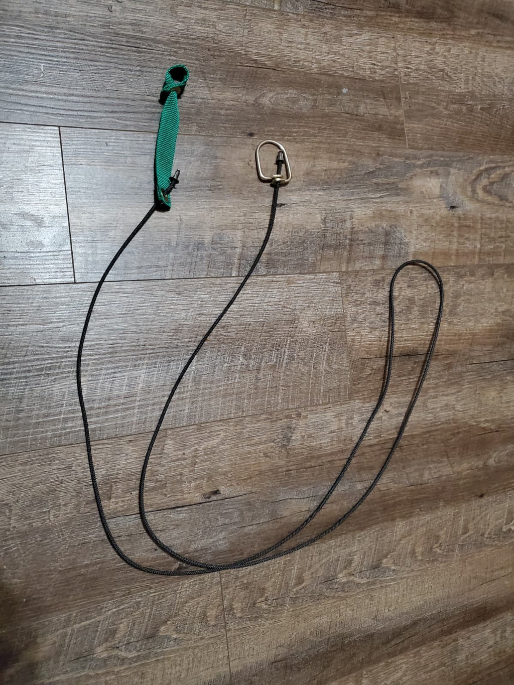 poultry tie cord Nylon Hitch on Nylon Cord with Metal Swivels ~8 Inches Simple F