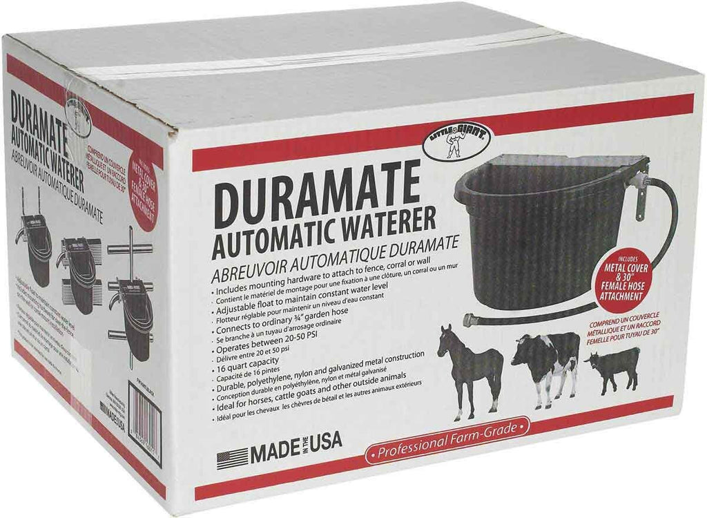 Duramate Automatic Waterer horses, cattle, dogs , small animals livestock 16QT