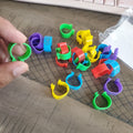 Bandettes 25 Pieces Numbered EZ-LOCK in Vibrant Colors for Enhanced Gri