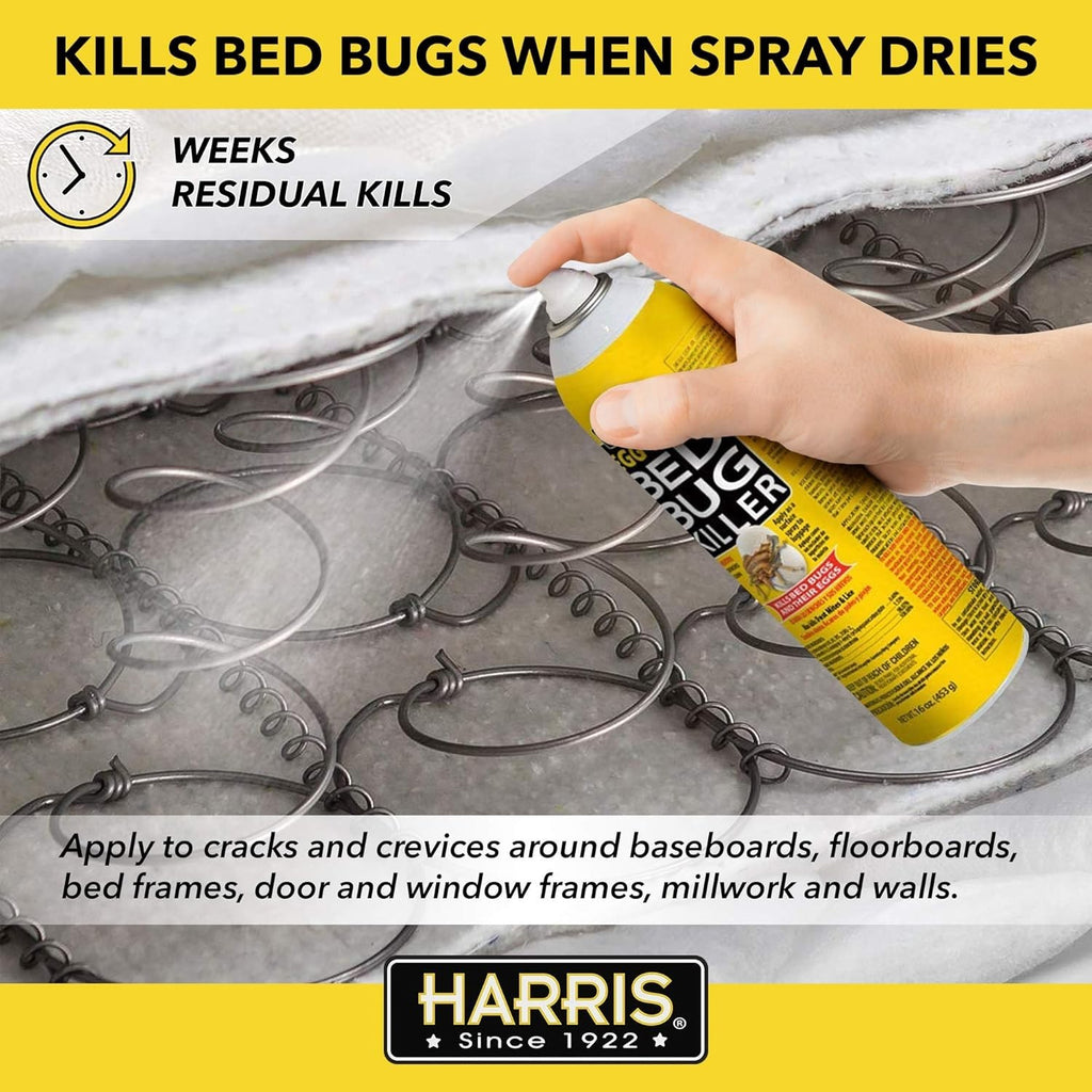 Bed Bug Egg Killer Aerosol Spray Indoor Treatment 16 oz 3 Pack