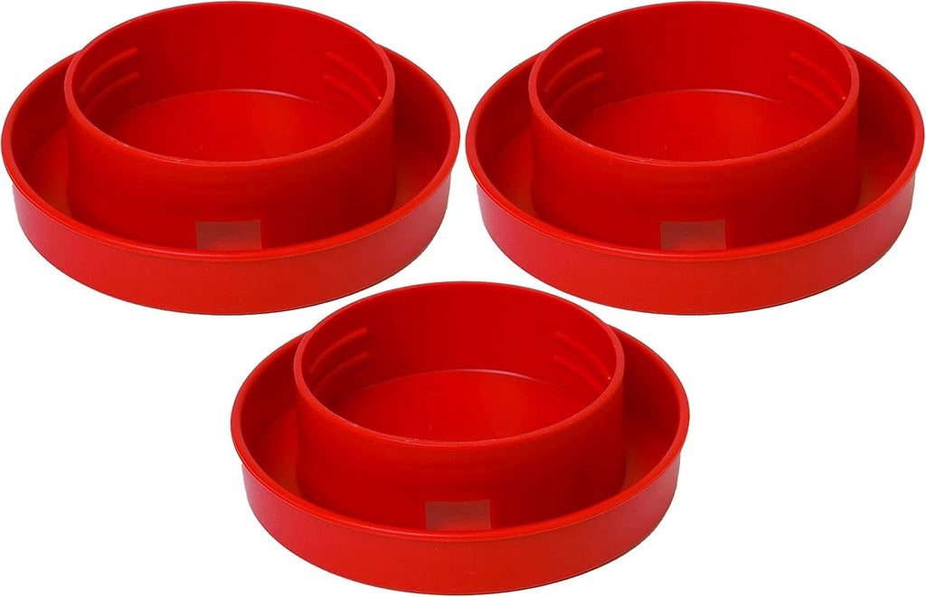 Quail Waterer Base 1 Quart Screw On Chick Poultry Water Dish USA