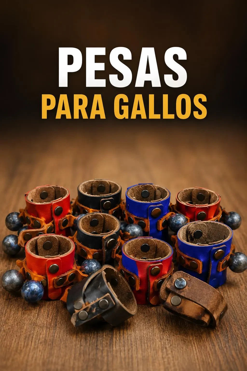 Leather leg weight 2pcs Botas con pesa backyard flocks