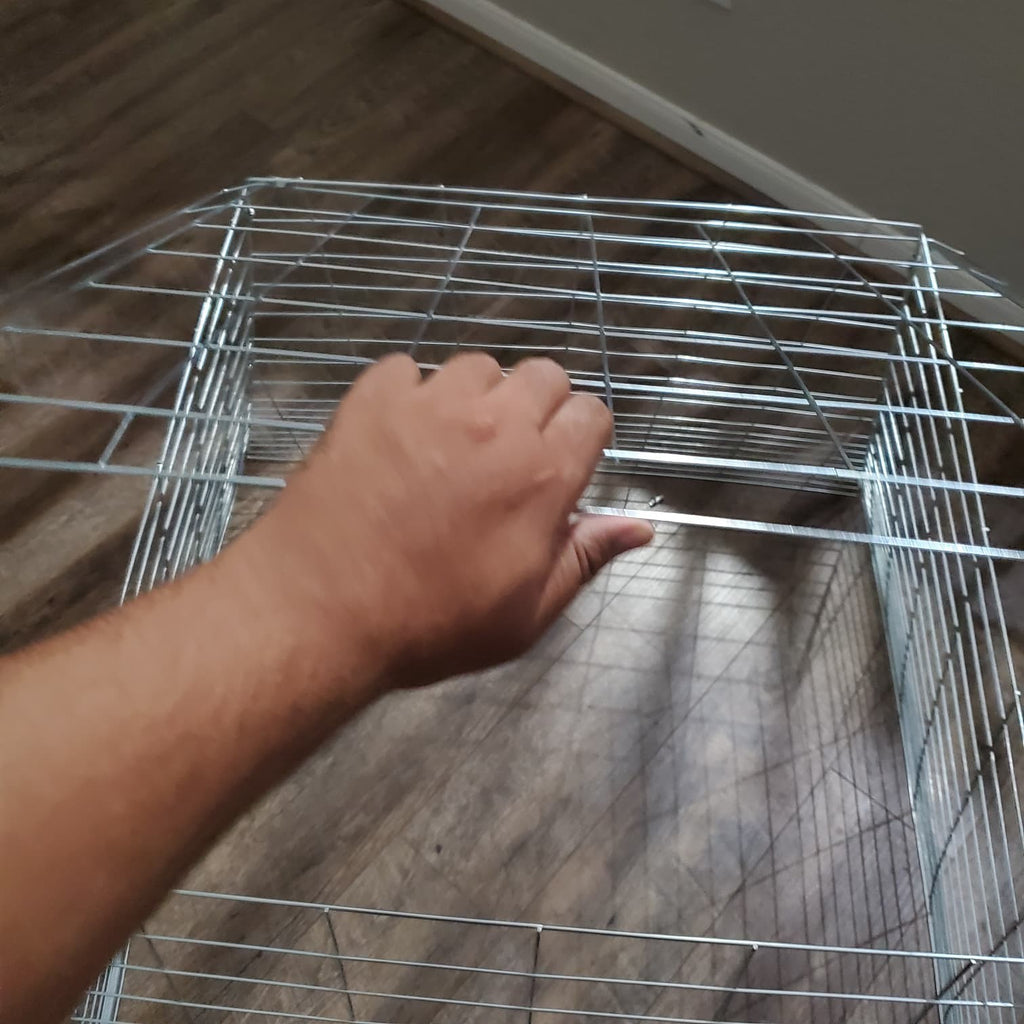 2pack Chicken Cage fully Collapsible 40 x 40 x 30 raise poultry Galvanized