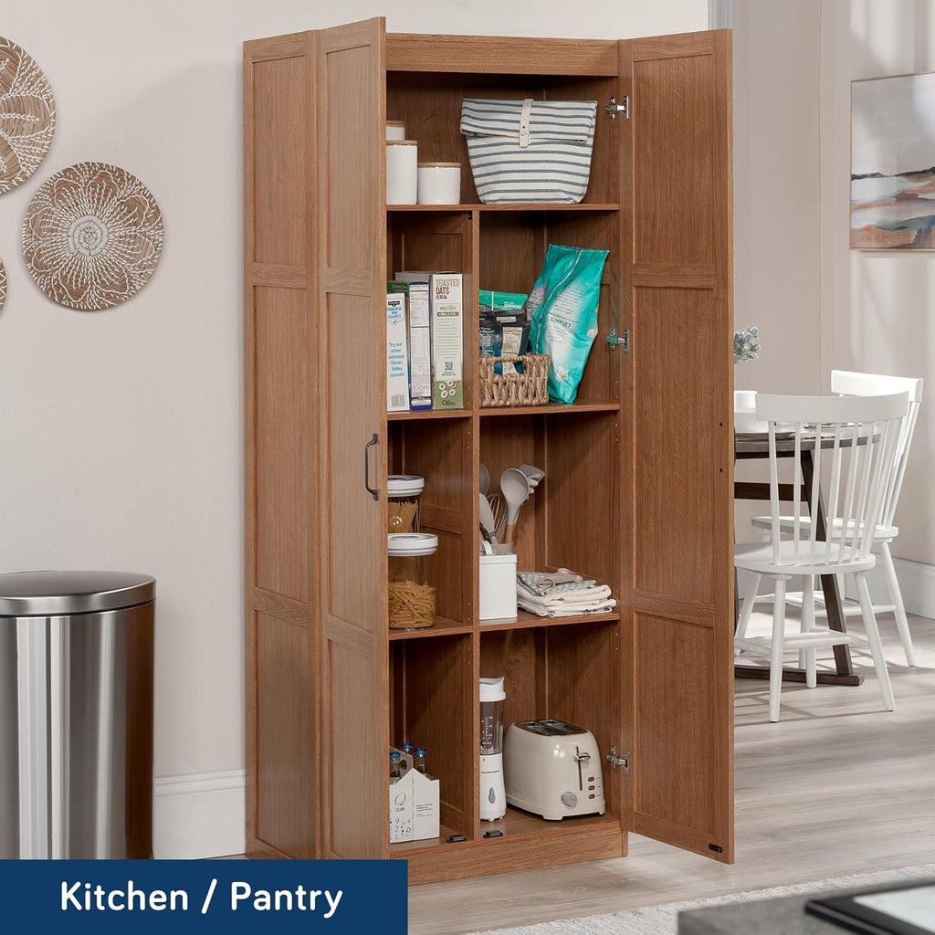Storage Cabinet, Pantry Cabinet Kitchen Storage with Adjustable Shelves, Bathroo