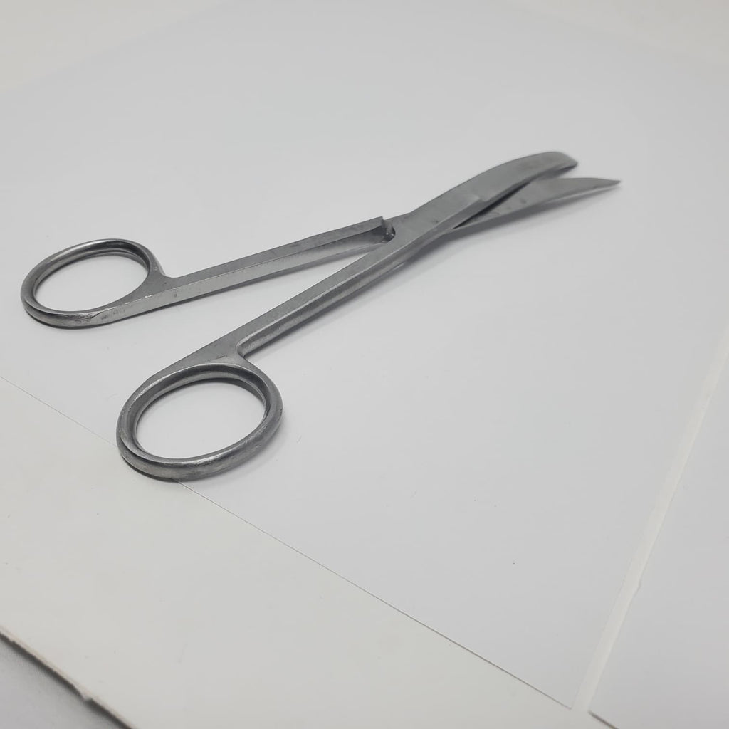 6.5" Curved Blade Stainless Steel Scissors  Tijeras de aseo y uso general para a