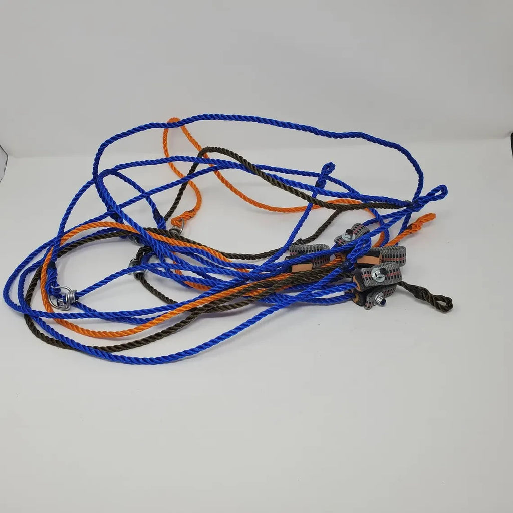 5 Tie Cords Calzas Poultry Botanas Chicken Gallos #12 (6mm x 7ft) Secure Clamp