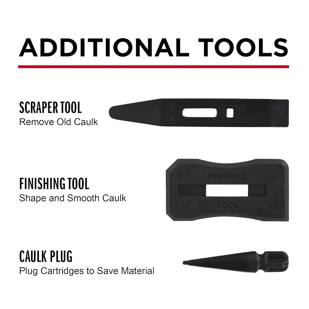 Newborn Octogun 930-GTD Drip-Free Caulking Gun - Gator Trigger Grip | Fits 1/10