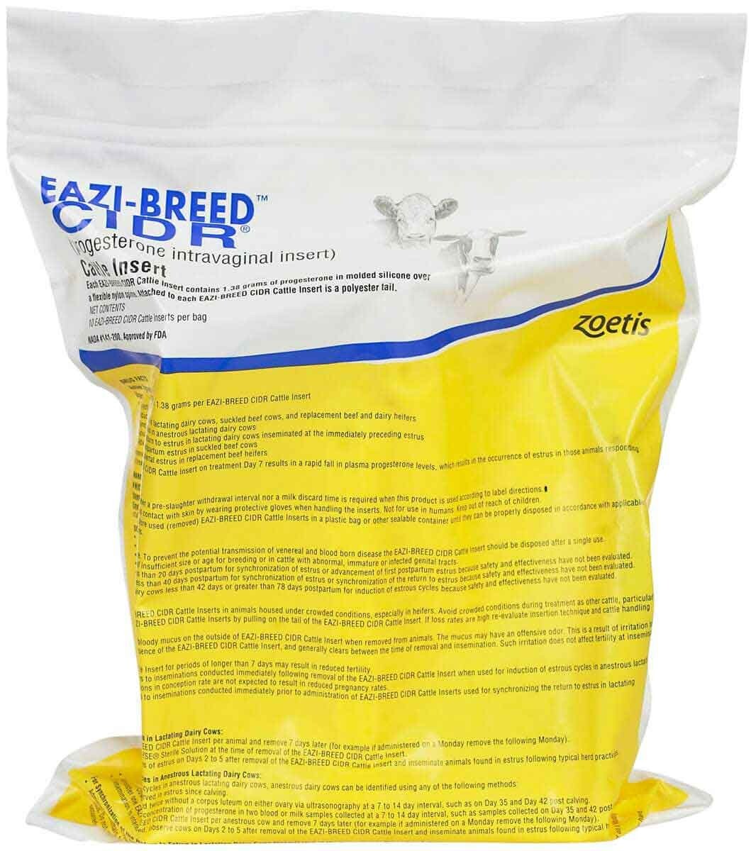 new Eazi-Breed CIDR Cattle Insert 10ct