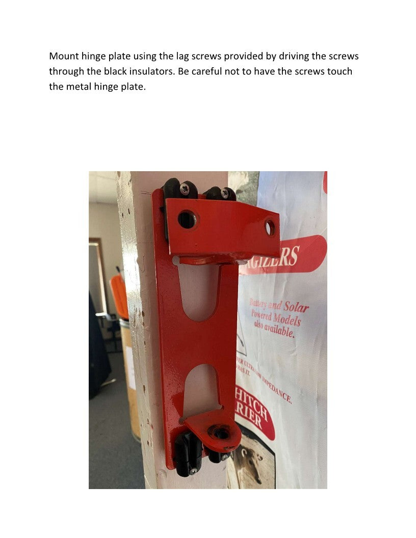 Drive-Thru Electric Gate for Livestock Holding No more opening and closing