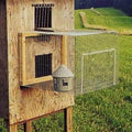 new Pre-built wire mesh aviary for your Pigeon Loft 19" x 24in x 24in