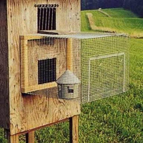 new Pre-built wire mesh aviary for your Pigeon Loft 19" x 24in x 24in