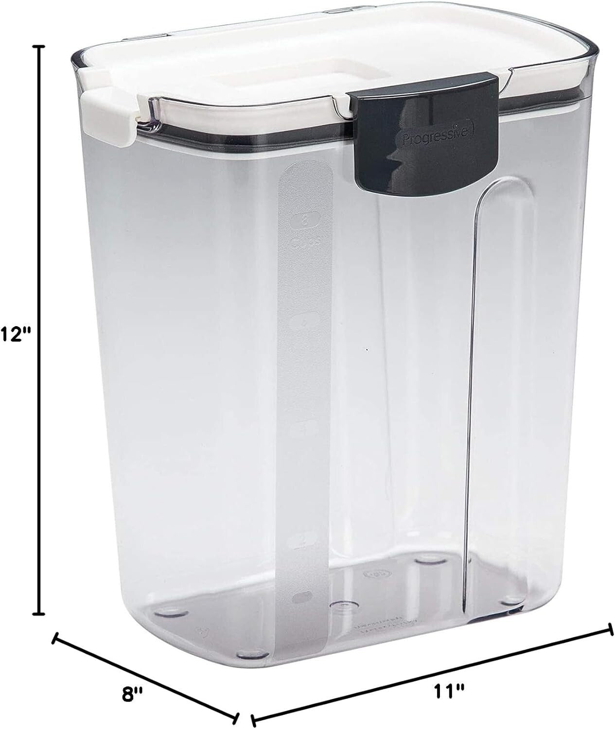 Pro Keeper Kitchen Clear Plastic Airtight Food Flour and Sugar Storage