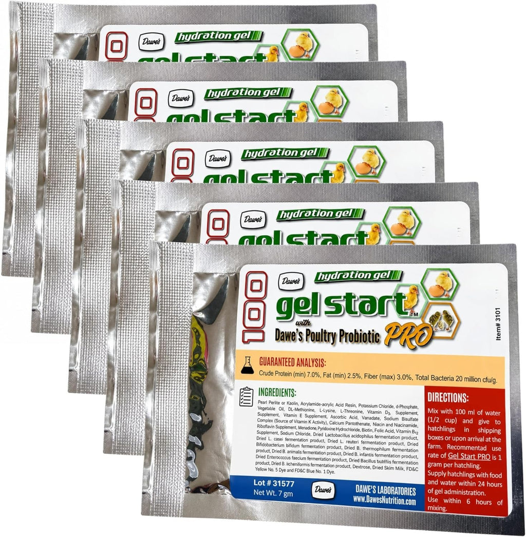 Hatchling Nutritional Gel 5 Pack Chick Poultry Hydration