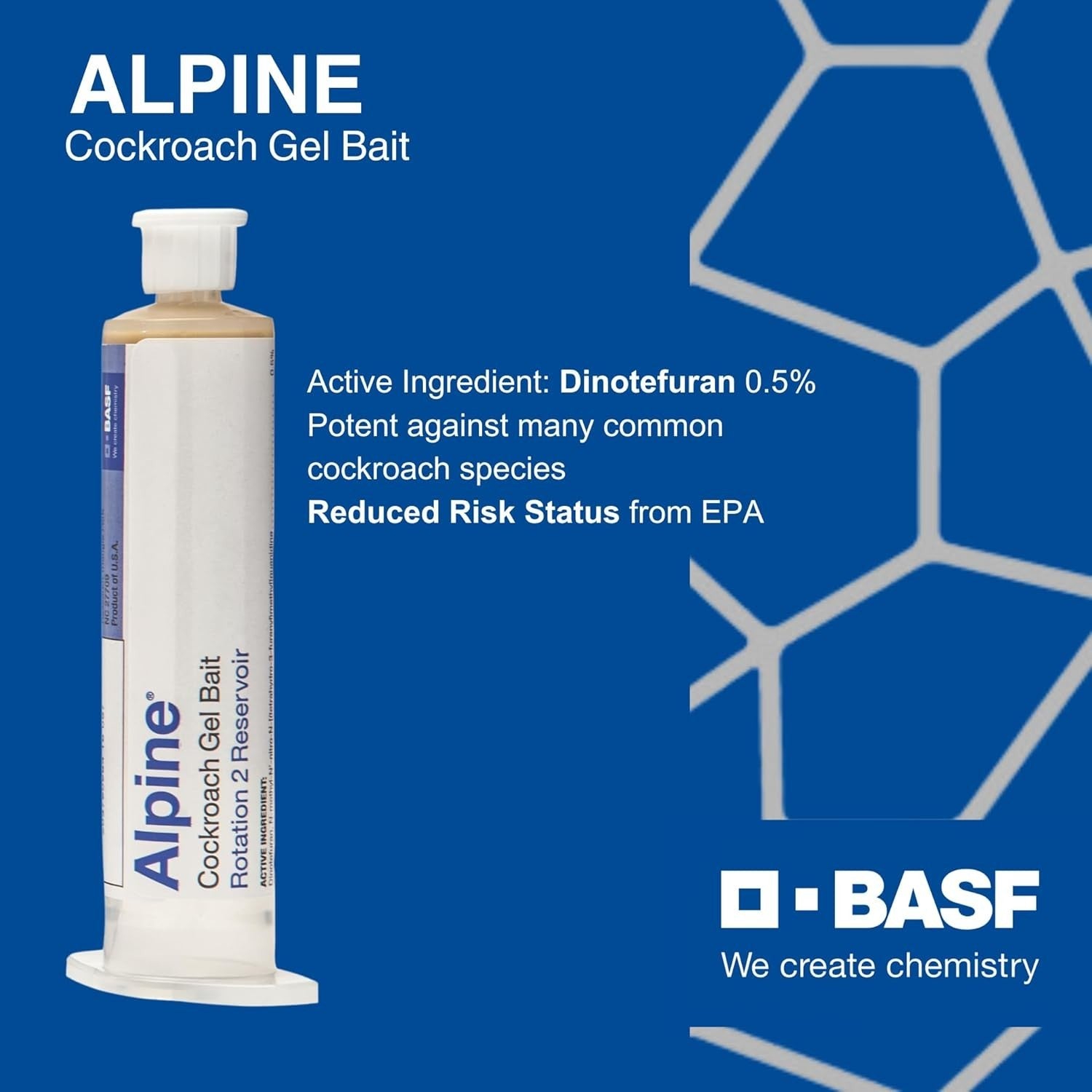 4 Tubes Alpine Cockroach German Roach Control Gel Bait Rotation2  120 grams