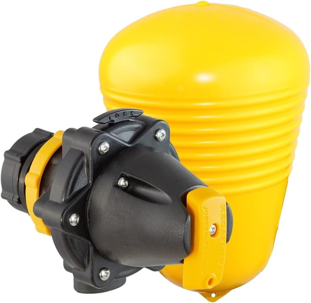 Jobe Valves JMFV0100DLT Megaflow Trough Valve 200L/Min 150PSI Detach Base