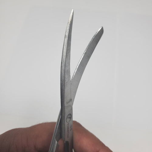 6.5" Curved Blade Stainless Steel Scissors  Tijeras de aseo y uso general para a