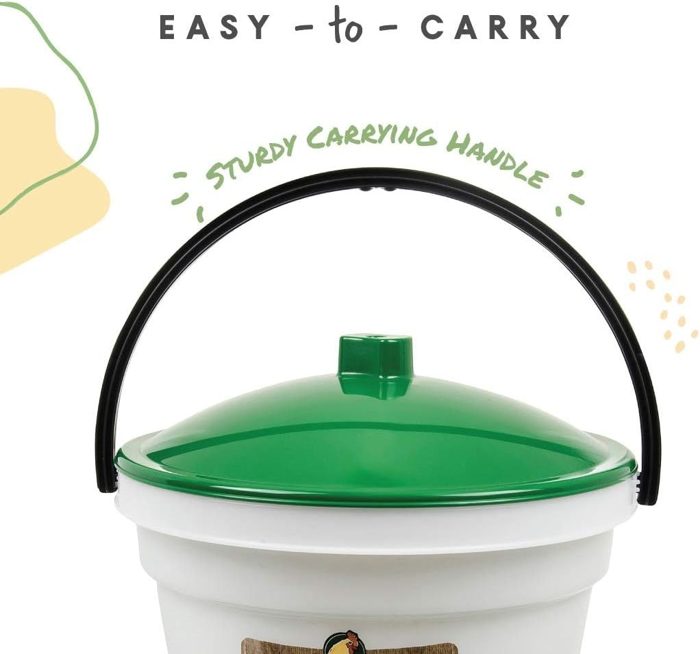 Large Flock Easy Fill Poultry Drinker 6.25 Gallon BPA Free Waterer