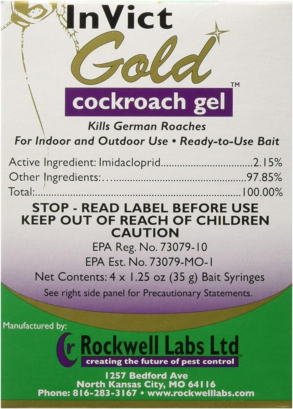 new 8 Tubes Gold German Roach Control Cockroach Bait Gel 35 gram tubes
