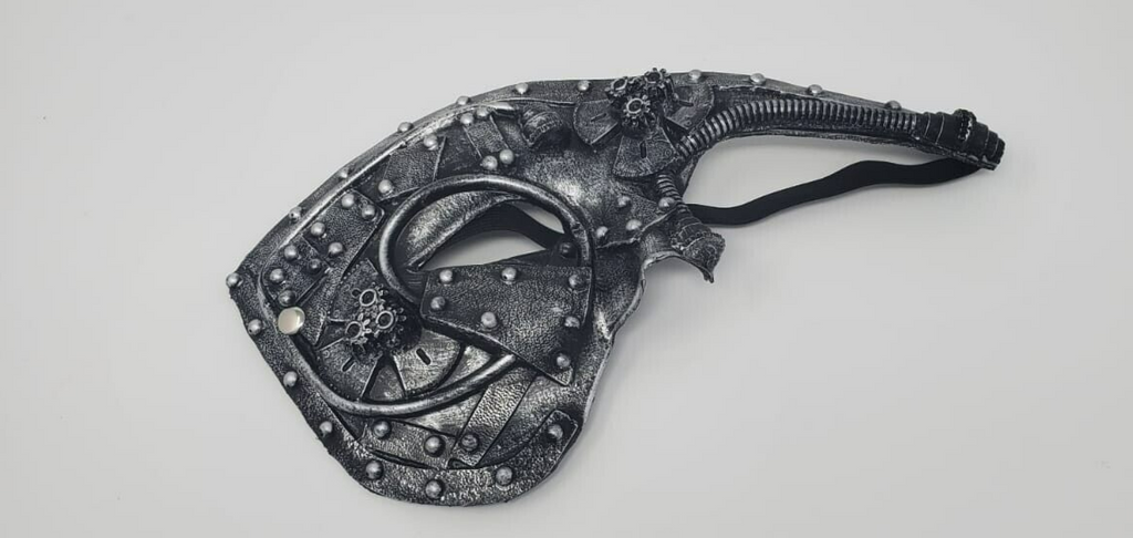 Halloween Mechanical Phantom Steampunk Masquerade Mask Gears Hardware
