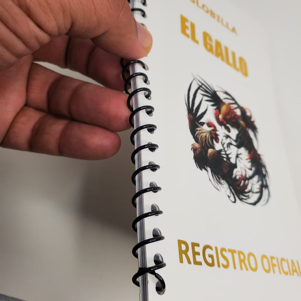 GLOBILLA Rooster Breeding Record Book Poultry Log Spiral Bound Chicken Register