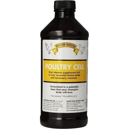 Rooster Booster Poultry Cell Liquid Bird Vitamin Supplement  16 oz.