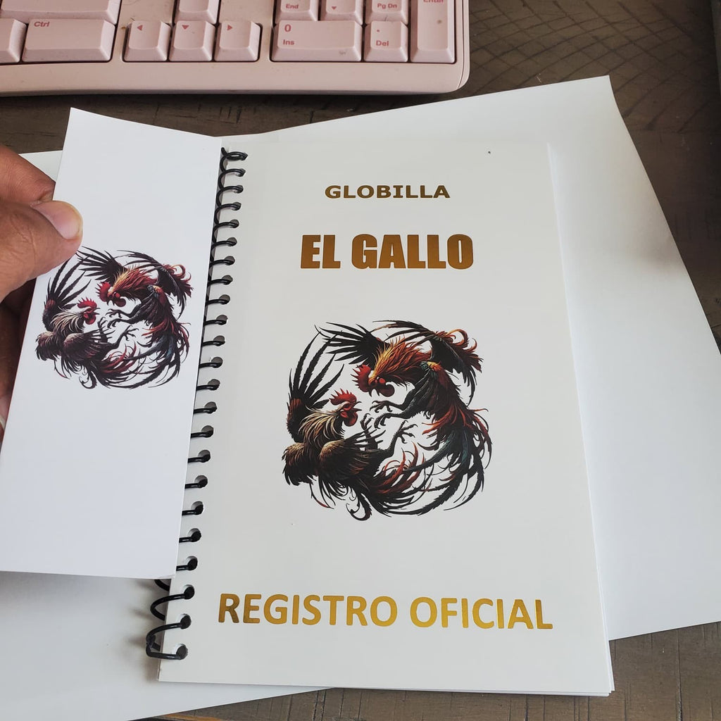 GLOBILLA Rooster Breeding Record Book Poultry Log Spiral Bound Chicken Register
