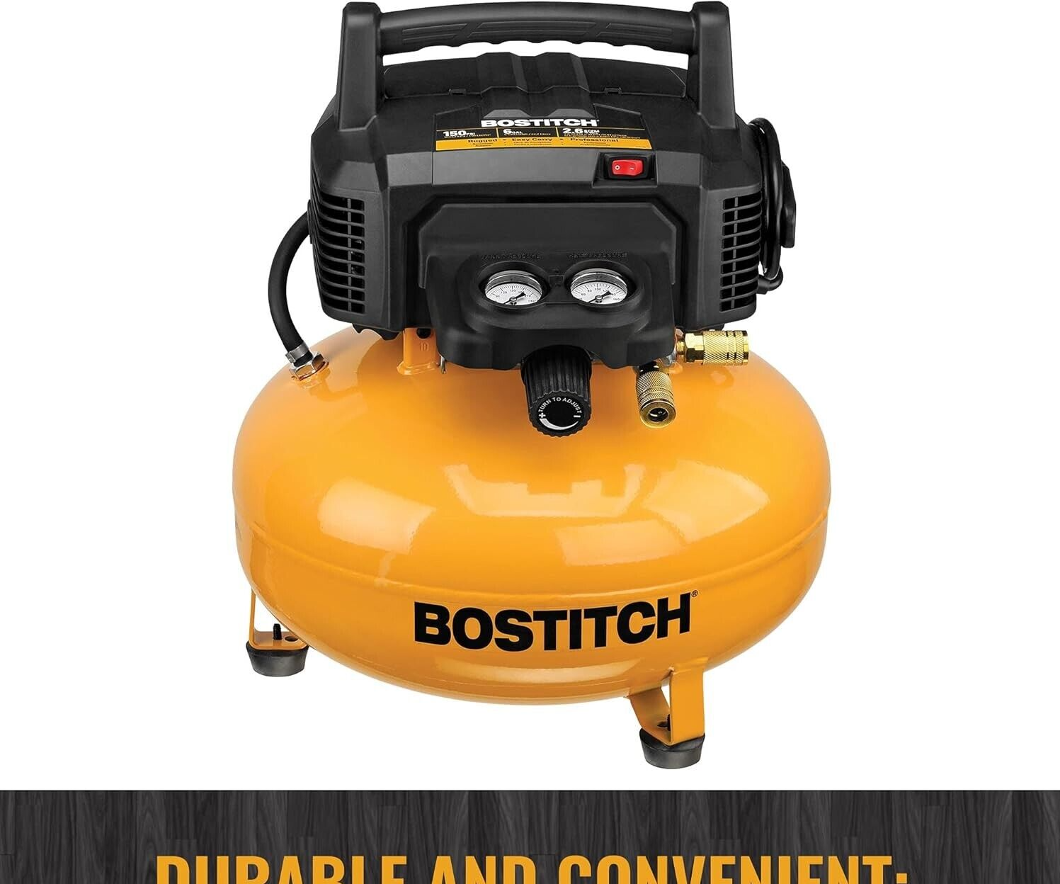 new Air Compressor Kit OilFree 6 Gallon 150 PSI