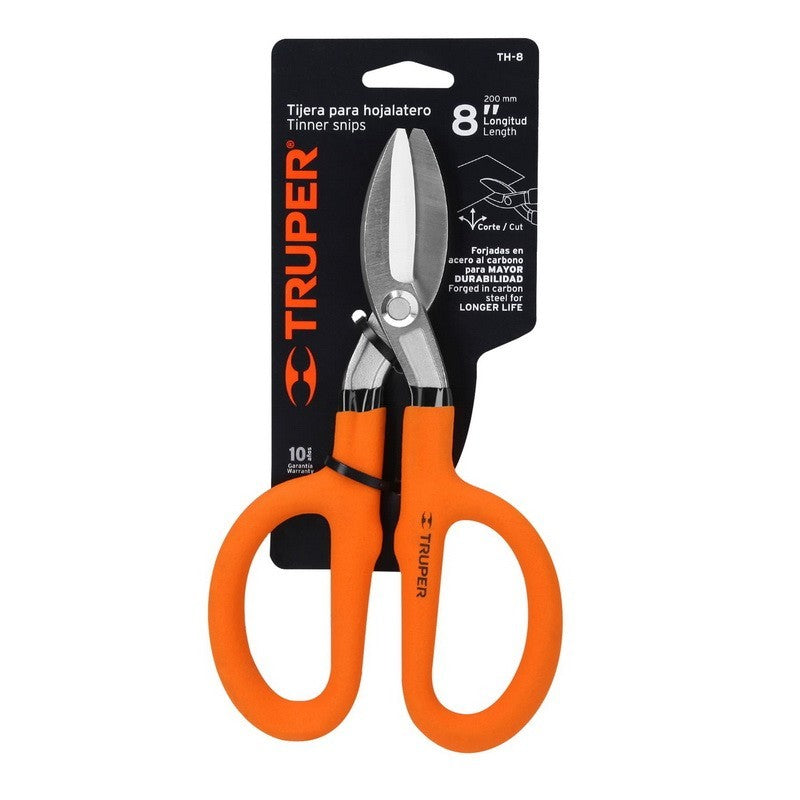 Truper Scissors Hojalatero 8'  Tijeras Durable & Precision poultry users