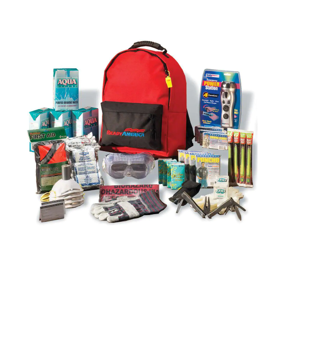New 4Person 3-Day Deluxe Emergency Kit with Backpack lifesaving supplies
