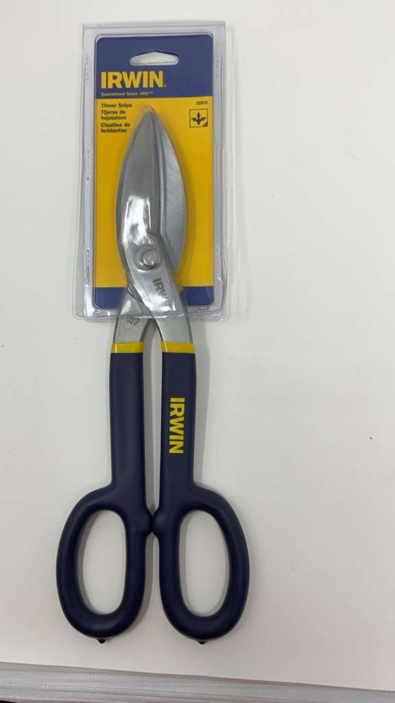 Stainless Steel Scissors  Snips Tinner 10" Straight poultry users